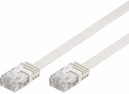 Goobay Flat patch kabel U / UTP kat.5e 5m bílý (93361)