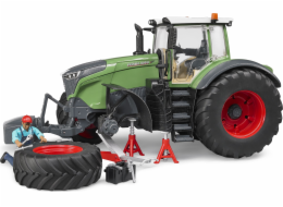 Bruder Traktor Fendt 1050 Vario s figurkou mechanika a dílenským nářadím (04041)