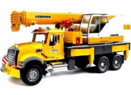 Bruder Nákladní auto MACK Granit  jeřáb LIEBHERR