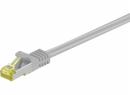 RJ-45 Patchkabel Cat 6.a S/FTP (PIMF), mit Cat.7 Rohkabel