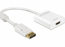 DeLOCK Aktivní adaptér Displayport 1.2 > HDMI zásuvka 4K