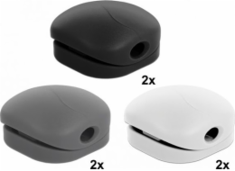 Delock držák organizéru Různé barvy 6 kusů (18299)