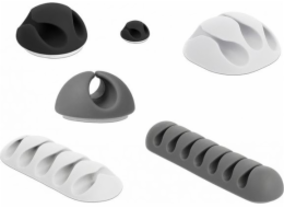 DeLOCK sada držáků kabelů kombinace, držák