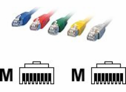 Vybavit Patchcord, S / FTP, Cat6, LSZH, 2m, červený (605521)