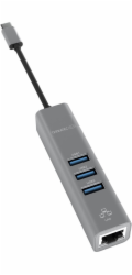 HUB USB TerraTec Connect C2 1x RJ-45 + 3x USB-A 3.0 (251735)