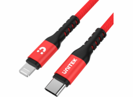 USB Unitek kabel 1M MFI Pro Lighning / USB C kabel (C14060RD)