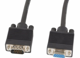 Lanberg D-Sub (VGA) - D-Sub (VGA) kabel 3m černý (CA-VGAC-10CC-0030-B +)