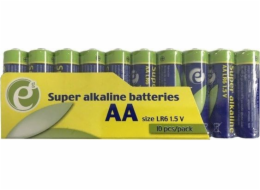 Gembird alkalická baterie Gembird LR6 AA 1,5V (10 ks)