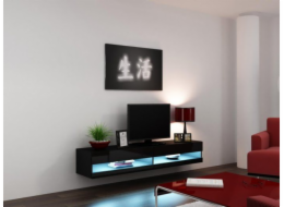 Cama TV stolek VIGO NEW 30/180/40 černá/černý lesk