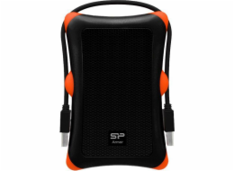 Silicon Power Armor A30 HDD/SSD enclosure Black  Orange