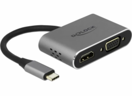 Replikátor portů USB-C -&gt; HDMI, VGA, USB 3.0, PD 2.0, Micro USB-C