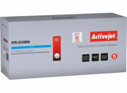 Activejet Tonerová kazeta ATK-5220CN (náhradní kazeta Kyocera TK-5220C; Supreme; 1200 stran; modrá)