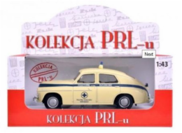 Pojazd PRL Warszawa Karetka 