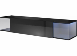 Cama TV cabinet VIGO SKY 160/40/30 black/black gloss