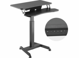 Maclean MC-835 Portable Desk Electric Height Adjustable 72 -122cm max. 37 kg Control Panel Sit Stand Work Station