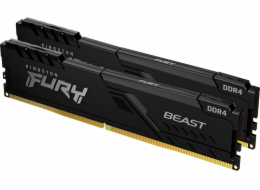 KINGSTON DIMM DDR4 16GB (Kit of 2) 3200MT/s CL16 FURY Beast Černá