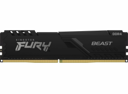 KINGSTON DIMM DDR4 8GB 3200MT/s CL16 FURY Beast Černá