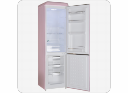 Wolkenstein WKG265RT SP růžová kombinovaná volně stojící chladnička růžová
