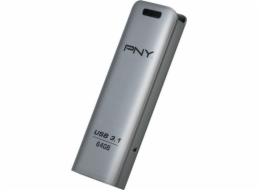 USB flash disk PNY Pendrive 64GB USB3.1 ELITE STEEL FD64GESTEEL31G-EF-FD64GESTEEL31G-EF