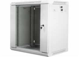 Lanberg WF01-6412-10S rack 12U Nástěnný regál Šedá