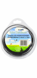 GEKO Struna do sekačky, 2,4mm, 15m, zvlněný profil, nylon GEKO