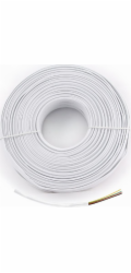 GEMBIRD Kabel telefonní 4C, klubko 100m, bílý