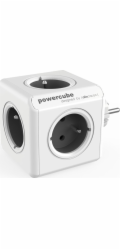 Allocacoc PowerCube Original Type E napájecí prodlužovačka 5 AC zásuvky / AC zásuvek Vnitřní Šedá