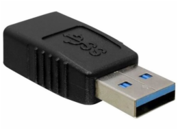 USB adaptér Delock USB 3.0 USB - USB černý (65174)