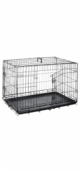 Karlie Drátěná klec černá dva vchody 120x76x82cm