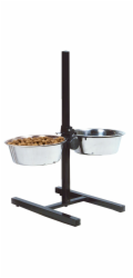 Karlie Stojan na misky včetně nerezových misek 2x22cm 2x2,5l