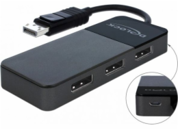 DeLOCK DisplayPort Splitter 1.4 1x DisplayPort > 3x DisplayPort