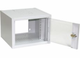 Assmann skříňka 10&#39;&#39; závěsná skříňka 4U 315x232x300 skleněné dveře RAL7035 (CL-10 04U)