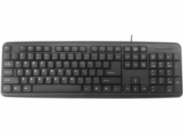 Gembird KB-U-103 klávesnice drátová černá US (KB-U-103)
