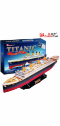 CubicFun - Puzzle 3D Titanic - 113 dílků