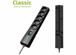 Prodlužovací kabel Ever Classic s 5 zásuvkami, 1,5 m černý (T / LZ09-CLA015 / 0000)