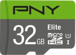 PNY Elite MicroSDHC 32GB Class 10 UHS-I/U1 A1 V10 (P-SDU32GU185GW-GE) Karta