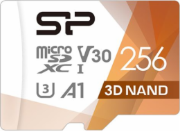 SILICON POWER memory card Superior Pro Micro SDXC 256GB UHS-I U3 V30 +adapter