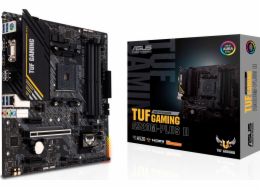 ASUS MB Sc AM4 TUF GAMING A520M-PLUS II, AMD A520, 4xDDR4, 1xDP, 1xHDMI, VGA, mATX