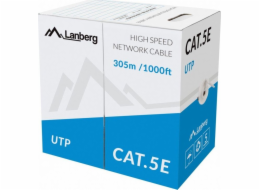 Lanberg LANBERG UTP kabel Cat.5e SOLID CCA LCU5-10CC-0305-O Oranžový