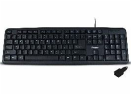 Tracer Maverick keyboard USB + PS/2 Black