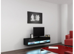 Cama TV stolek VIGO NEW 30/140/40 černá/černý lesk