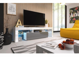 Cama TV stand TORO 158 white/grey gloss