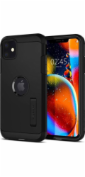 Pouzdro Spigen  Tough Armor pro Apple iPhone 11 Black, univerzální