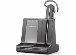 Plantronics Savi 8240 Office/Mono/USB/DECT/Bezdrát/Stand/Černá-stříbrná