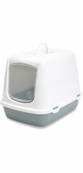 Beeztees Toaleta pro kočky OSCAR šedá/bílá  50X37X39cm