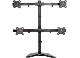 Neomounts Select  NM-D335D4BLACK / Flat Screen Desk mount (10-27") desk clamp/stand/grommet / Black