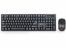 Zestaw klawiatura + mysz czarny, bezprzewodowy