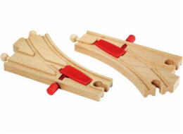 BRIO World Mechanical Switch Pair (L1, M1), železnice