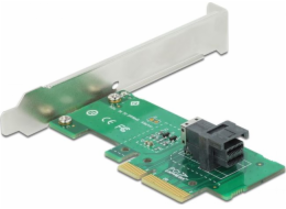 DeLOCK PCI Express x4 karta pro 1 x interní SFF-8643 NVMe Low Profile, karta rozhraní