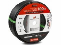Maclean Antenna/Satellite Coaxial Cable  Gel-filled  Earth  Outdoor  RG6  75Ohm  100M  MCTV-477